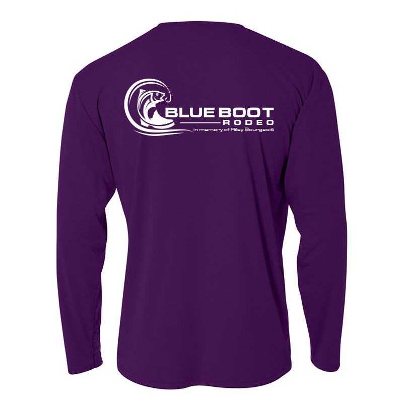 Purple Long Sleeve Dri-Fit Shirt